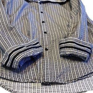 Robert Graham Shirt Men’s S XL Blue Button Down Modern Americana Shirt